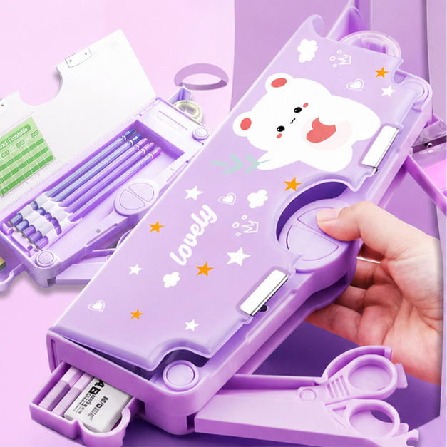 Kotak Pensil Anak Perempuan Tempat Pensil Anak Perempuan Kotak Pensil Multifungsi Kado Anak SD