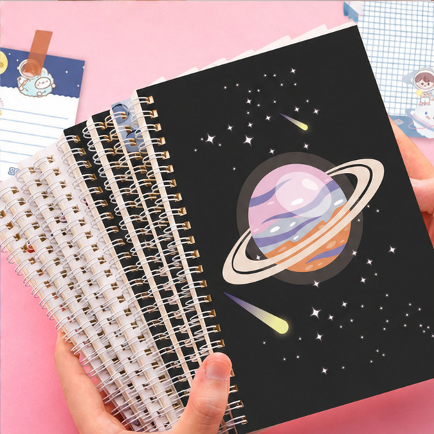 Notebook A5 1 Paket 4 Pcs Buku Diary Aesthetic Buku Jurnal Aesthetic Sekolah 40 Lembar