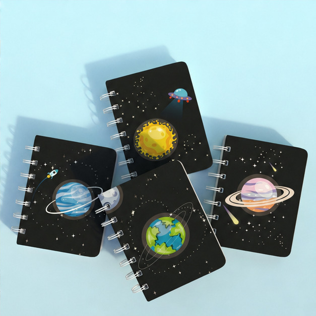 Notebook Mini 1 Paket 4 Pcs Buku Kecil Catatan Scrapbook Buku Notes Kecil 50 Lembar
