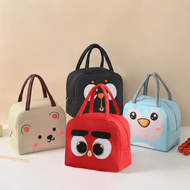 Tas Bekal Makanan Karakter Tas Tempat Makan Pendingin Portabel Lunch Bag Tas Bontot Anak Sekolah